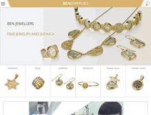 Tablet Screenshot of benjewellers.com